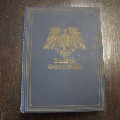 Kniha Deutche Gedenkhalle
