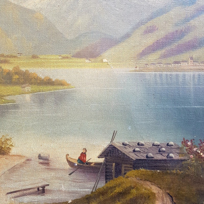 A.Steininger, Alpská krajina 1886