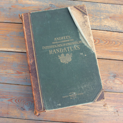 Velký Handatlas Andrees Rakousko-Uherské vydání 1904