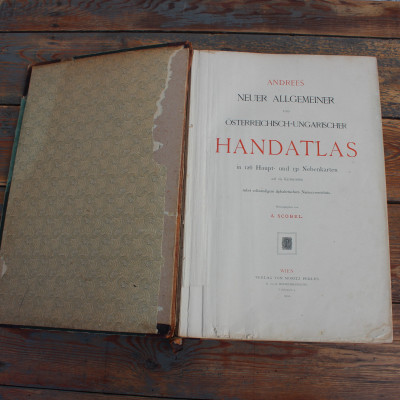 Velký Handatlas Andrees Rakousko-Uherské vydání 1904