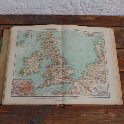 Velký Handatlas Andrees Rakousko-Uherské vydání 1904