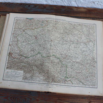 Velký Handatlas Andrees Rakousko-Uherské vydání 1904