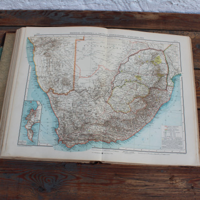 Velký Handatlas Andrees Rakousko-Uherské vydání 1904
