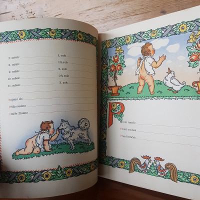 Kniha Památník našeho děťátka