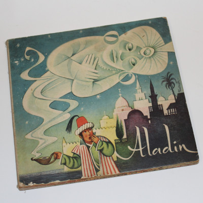 Aladin leporelo,3d kniha,1960