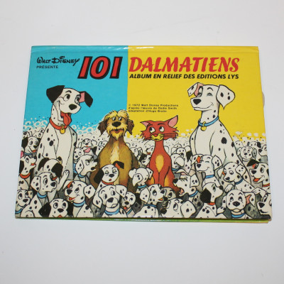 101 Dalmatinů 3d kniha,leporelo - francouzky, 1973