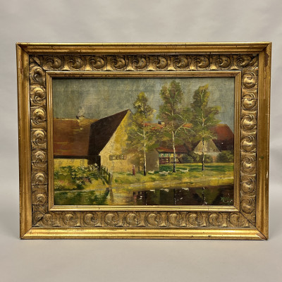 Obraz vesnička Müller 1908