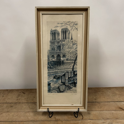 Obraz litografie Paris - Notre Dame, Ortiz Alfau