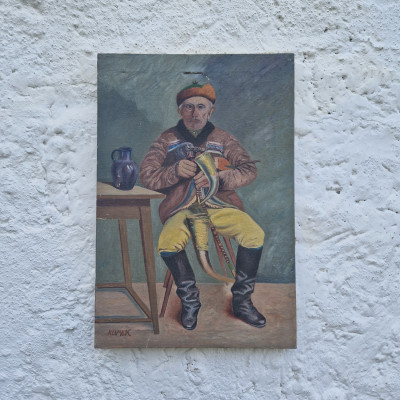 Obraz dudák,autor Klimek