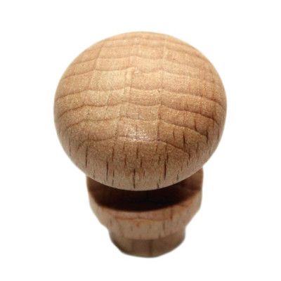 Dřevěný úchyt - ø 25 mm - kulatý