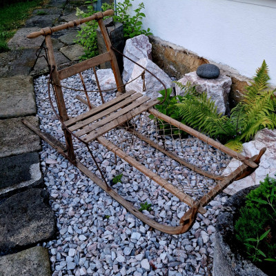 Historické saně tzv. vlčky