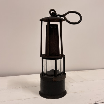 Starý hornická lampa kahan FRIEMANN & WOLF ZWICKAU