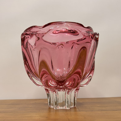 Váza hutní sklo v.20cm