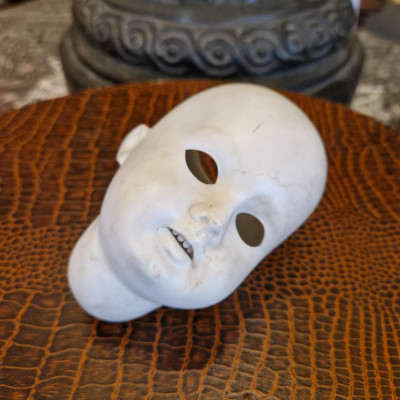Starožitná porcelánová hlavička panenky, Made in Austria...