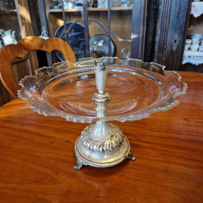 Skleněný podnos, nástolec