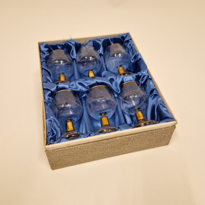 Sada skleniček Borocrystal Czechoslovakia 6ks