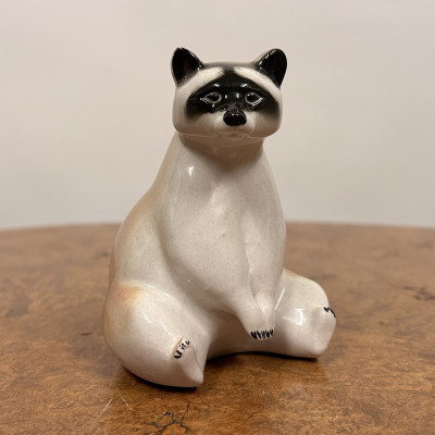 Porcelánová figurální soška mívala, LFZ - Lomonosovská...