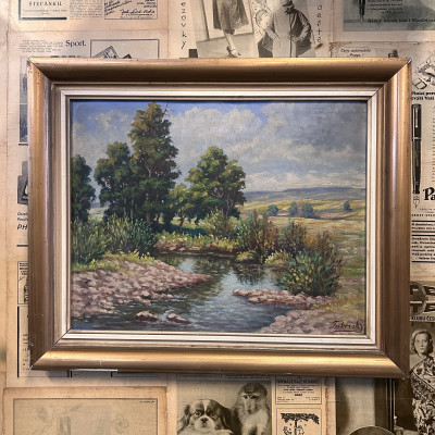 Obraz krajina, autor Zdeněk Táborský