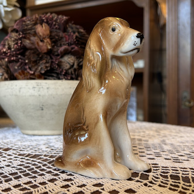 Porcelánová soška psa kokršpaněl Royal Dux Bohemia...