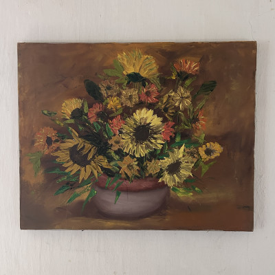 Olejomalba kytice slunečnic