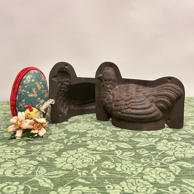 Velikonoční plechová forma na pečení slepička