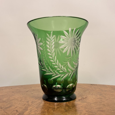 Skleněná květinová váza