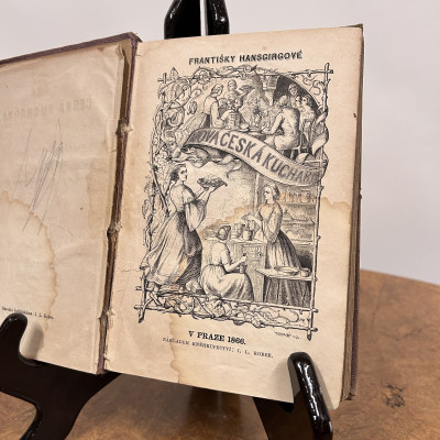 Kniha Nová česká kuchařka, napsala Františka Hansgirgová