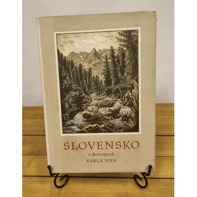 Kniha Slovensko v drevorytoch (Slovensko v dřevorytech),...