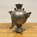 Starožitný samovar kulovitého tvaru "koule"